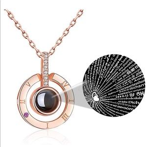 I love you necklace in 100 languages